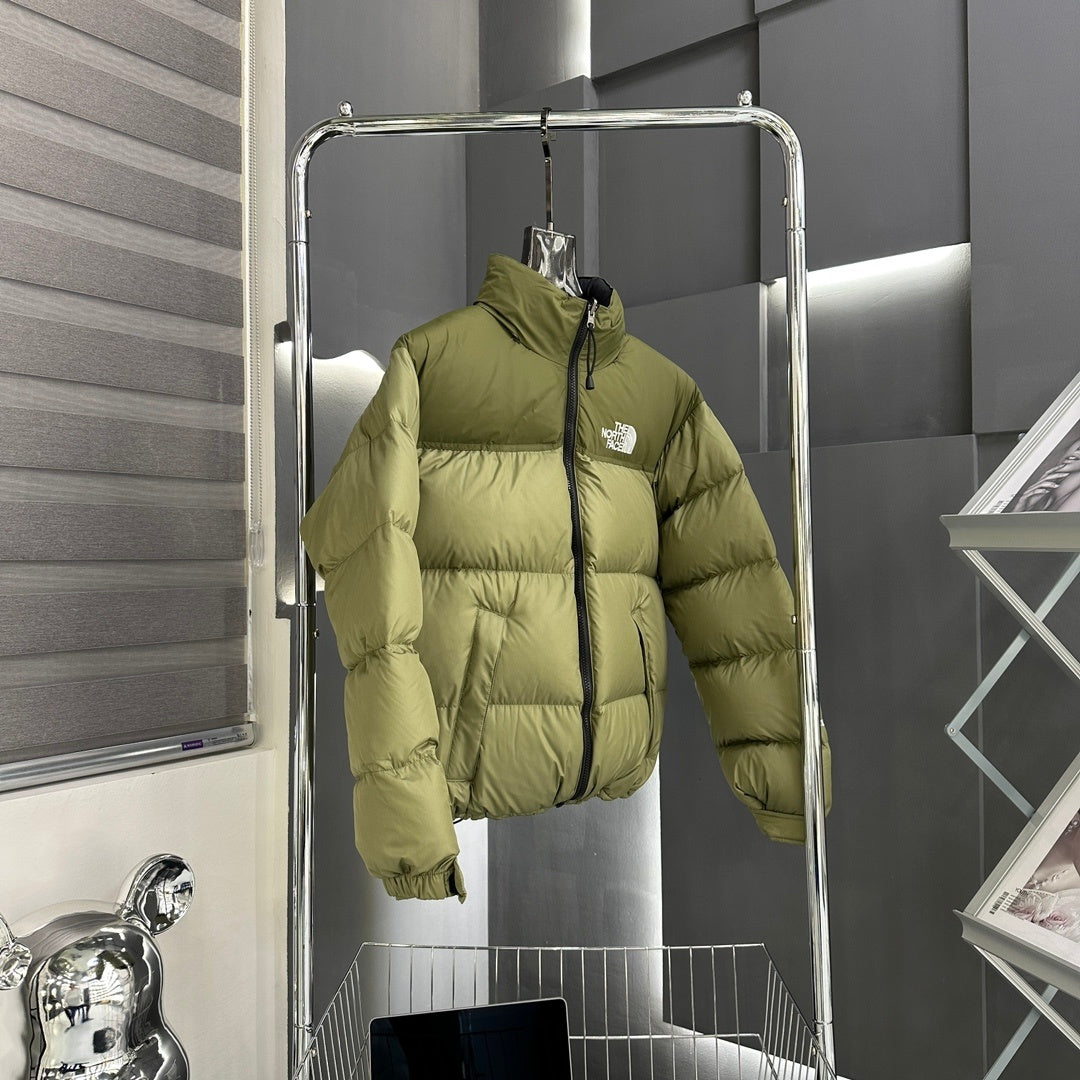The North Face Olive Nuptse Down Jacket