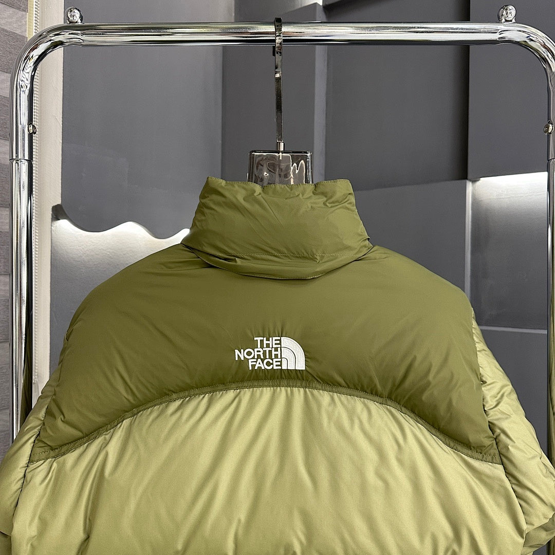 The North Face Olive Nuptse Down Jacket