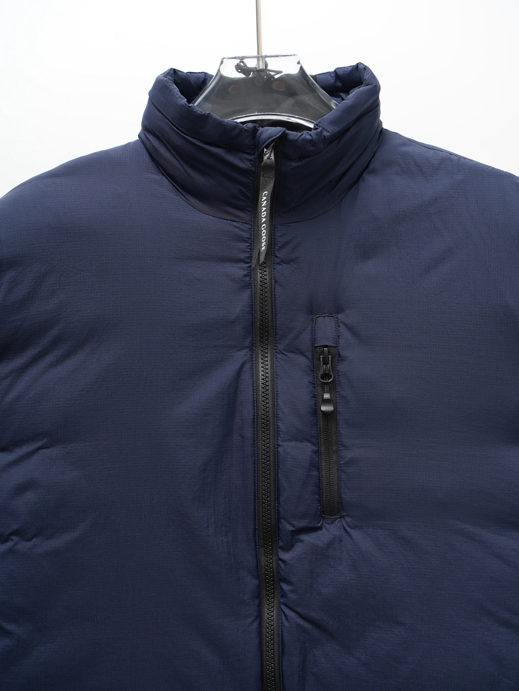Canada Goose Navy Puffer Bomber Down Jacket