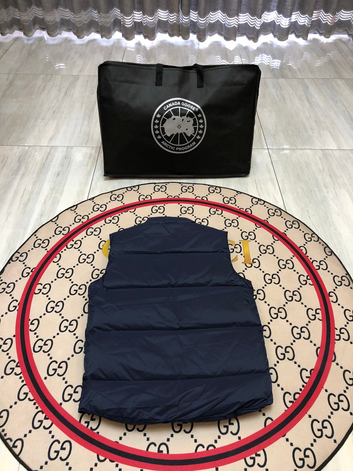 Canada Goose Navy Freestyle Crew Puffer Vest