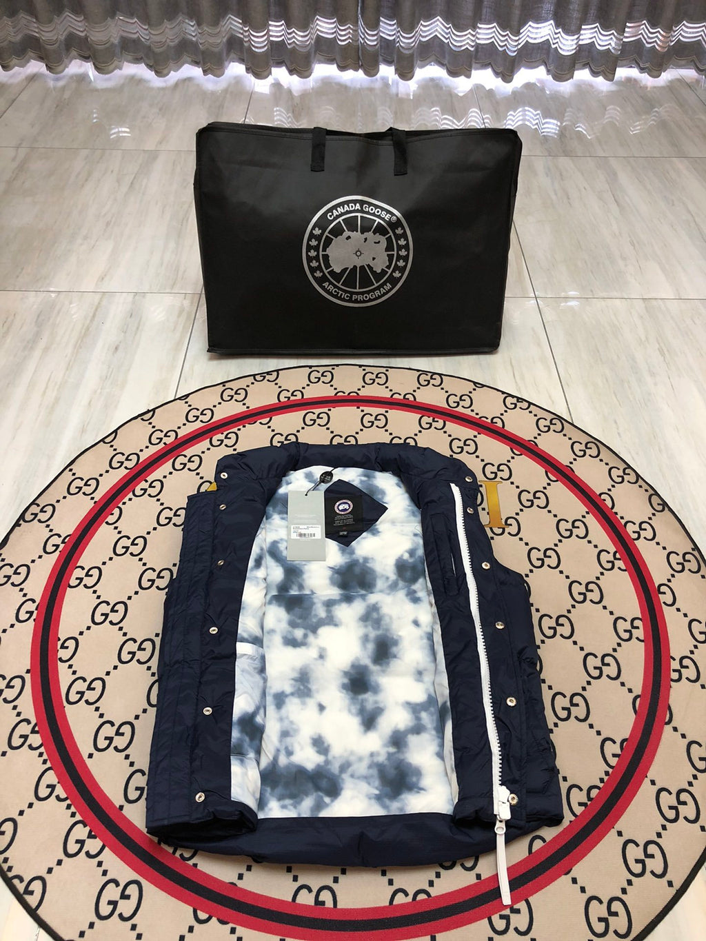 Canada Goose Navy Freestyle Crew Puffer Vest