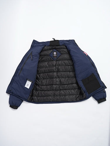 Canada Goose Navy Puffer Bomber Down Jacket