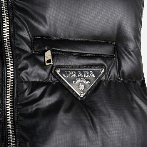 Prada Black Re-Nylon Down Puffer Vest