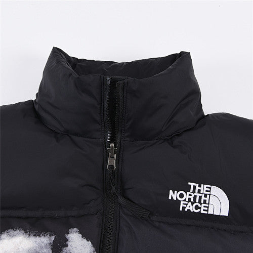The North Face Black 700-Fill Nuptse Down Jacket with Large Baffle Quilting