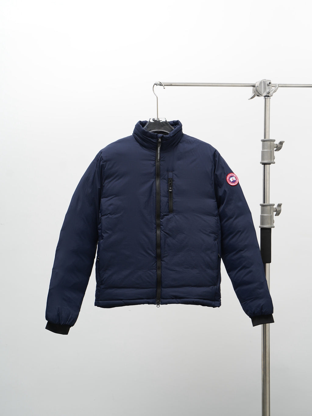 Canada Goose Navy Puffer Bomber Down Jacket