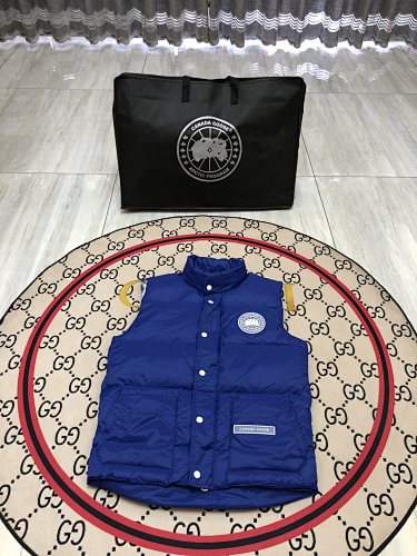 Canada Goose Blue Freestyle Crew Puffer Vest