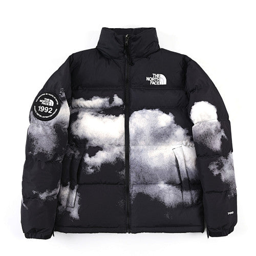 The North Face Black 700-Fill Nuptse Down Jacket with Large Baffle Quilting
