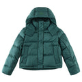 Lululemon Forest Green Hooded Box-Quilted Down Puffer Jacket