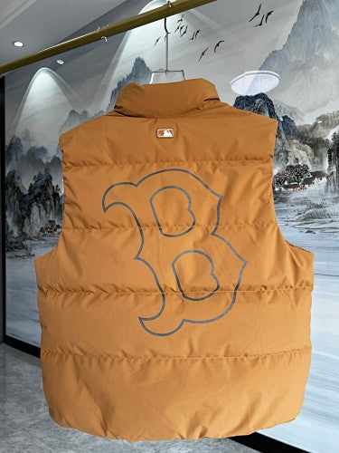 MLB Boston Red Sox Camel Puffer Vest