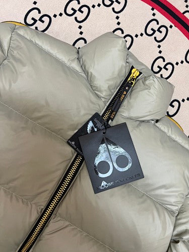 Moose Knuckles Silver Classic Down Jacket