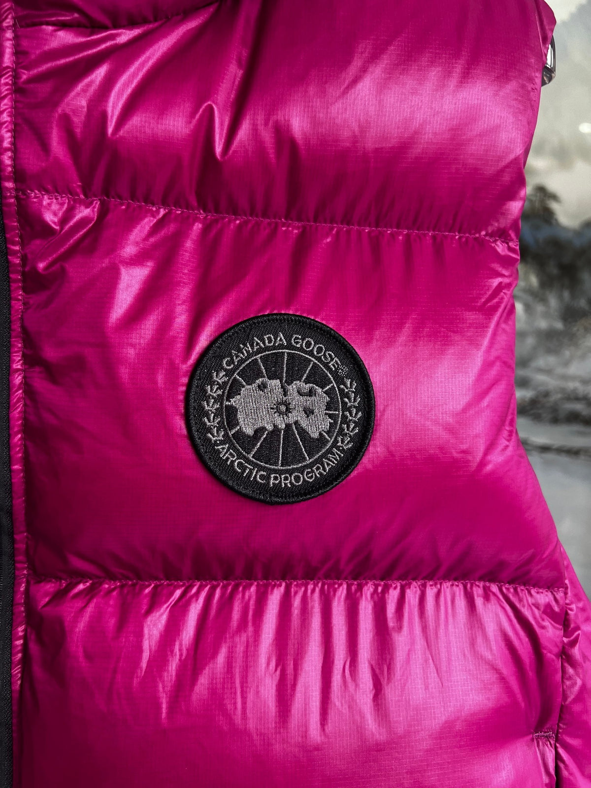Canada Goose Fuchsia Freestyle Crew Puffer Vest