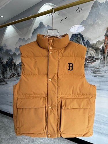 MLB Boston Red Sox Camel Puffer Vest