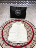 Canada Goose White Freestyle Crew Puffer Vest