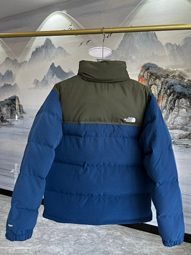 The North Face Khaki Colorblock Down Jacket