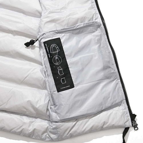 Canada Goose White Packable Down Jacket