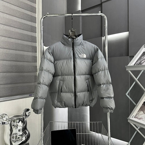 The North Face Grey Nuptse Down Jacket