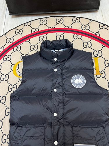 Canada Goose Black Freestyle Crew Puffer Vest