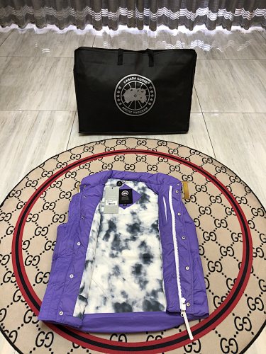 Canada Goose Purple Freestyle Crew Puffer Vest