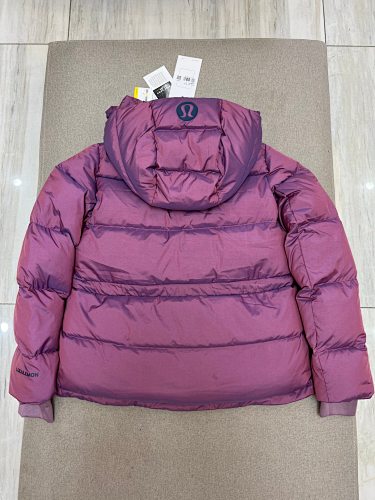 Lululemon Berry Hooded Box-Quilted Down Puffer Jacket