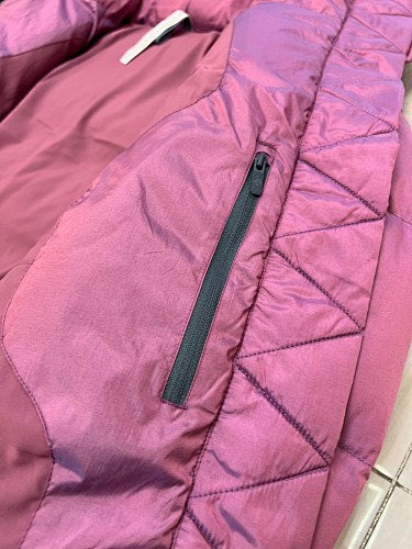 Lululemon Berry Hooded Box-Quilted Down Puffer Jacket