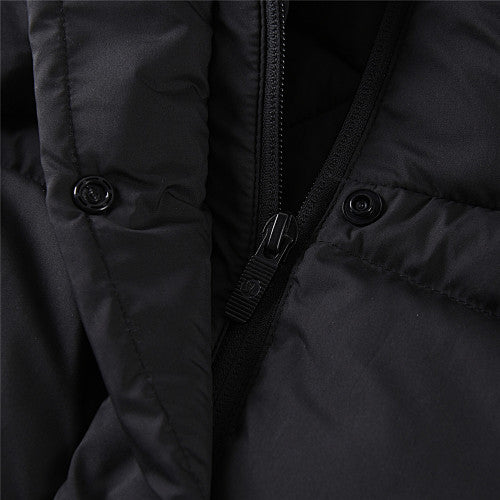 Lululemon Black Hooded Box-Quilted Down Puffer Jacket