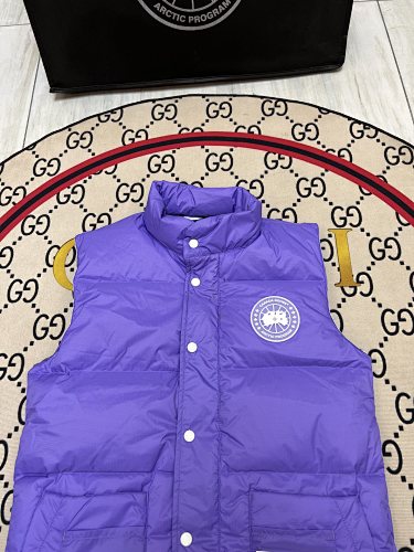 Canada Goose Purple Freestyle Crew Puffer Vest