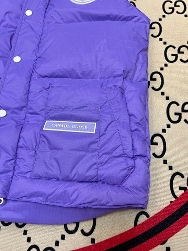 Canada Goose Purple Freestyle Crew Puffer Vest