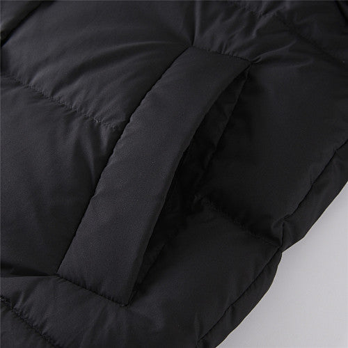 Lululemon Black Hooded Box-Quilted Down Puffer Jacket