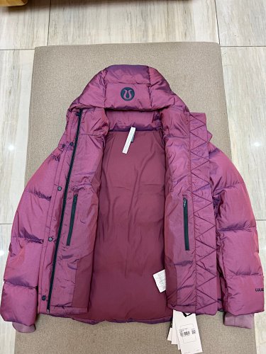 Lululemon Berry Hooded Box-Quilted Down Puffer Jacket
