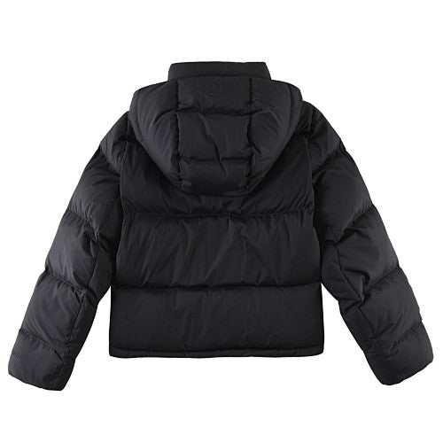 Lululemon Black Hooded Box-Quilted Down Puffer Jacket