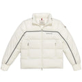 Moncler Ivory Sport-Stripe Down Jacket