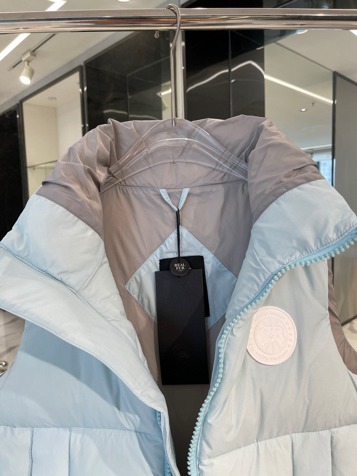 Canada Goose Sky Blue Freestyle Crew Puffer Vest