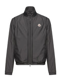 Moncler Charcoal Lightweight Zip-Up Jacket