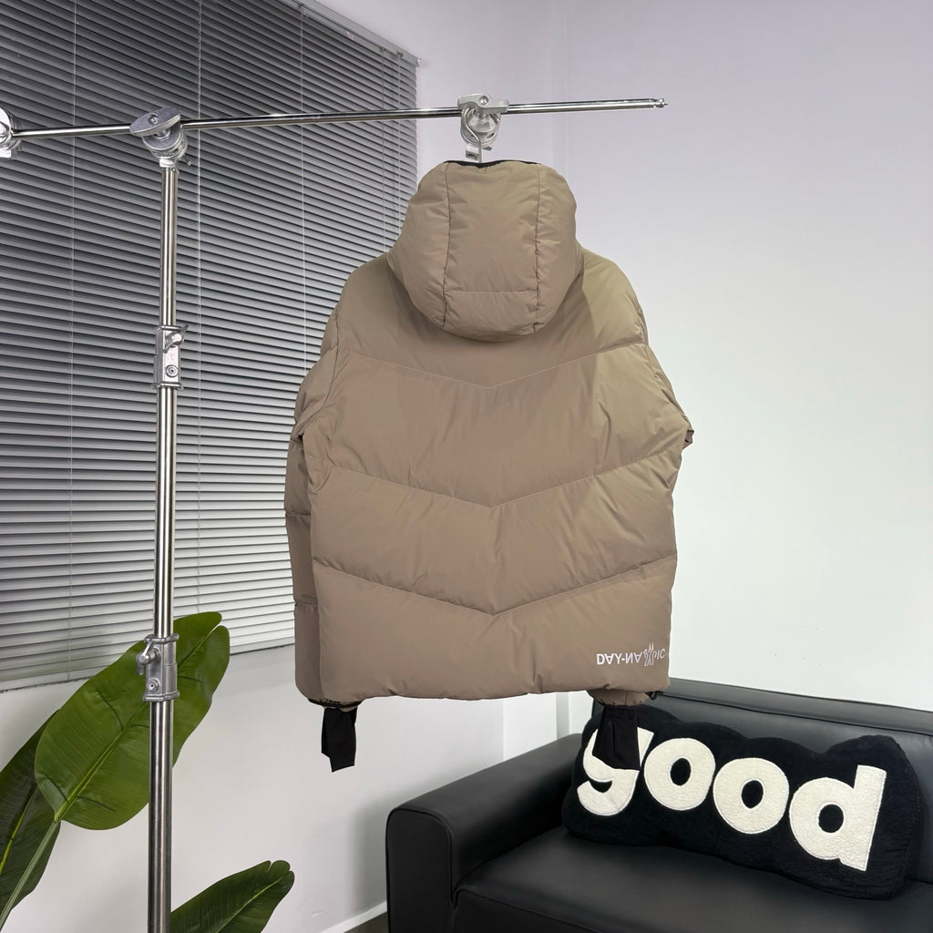 Moncler Grenoble Camel Day-Namic Hooded Down Jacket