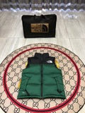 The North Face Green Nuptse 700 Puffer Vest