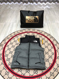 The North Face Grey Nuptse 700 Puffer Vest