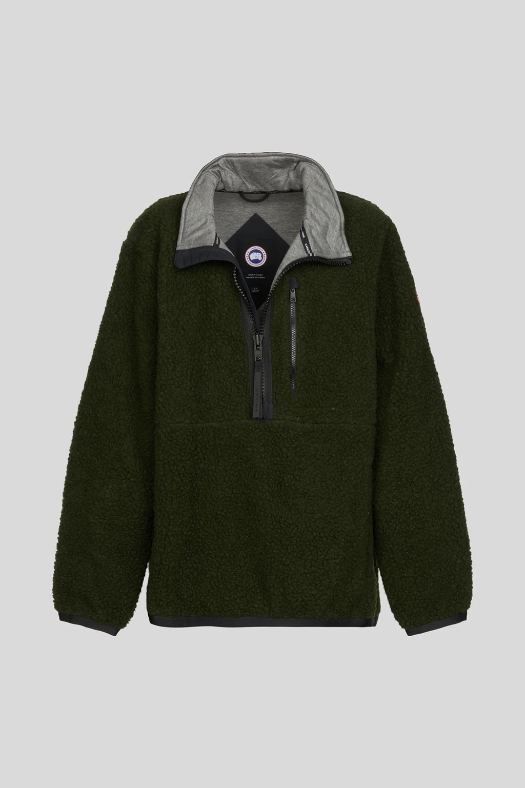 Canada Goose Dark Olive Half-Zip Fleece Pullover
