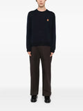 Maison Kitsuné bold fox head patch sweater