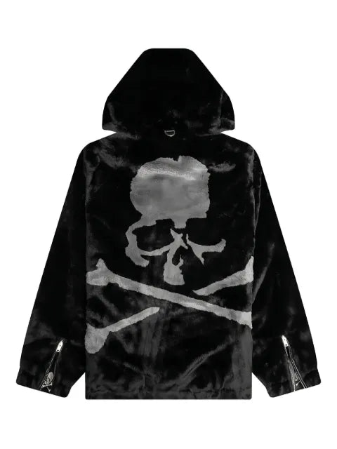 Mastermind World skull-print hooded jacket