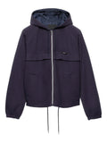 Prada Hooded Raglan Jacket - Cream