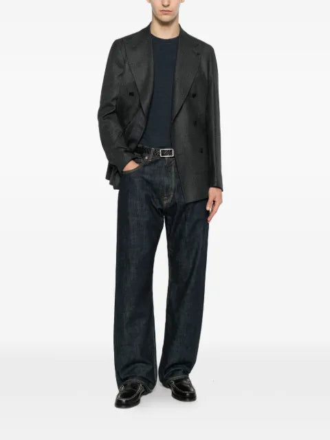 Tagliatore double-breasted peak-lapel blazer