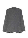 Deepti reflective button-up blazer