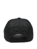 Emporio Armani baseball cap in monogram jacquard with touch-strap fastening