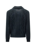 RAKKI Aran cable-knit cardigan