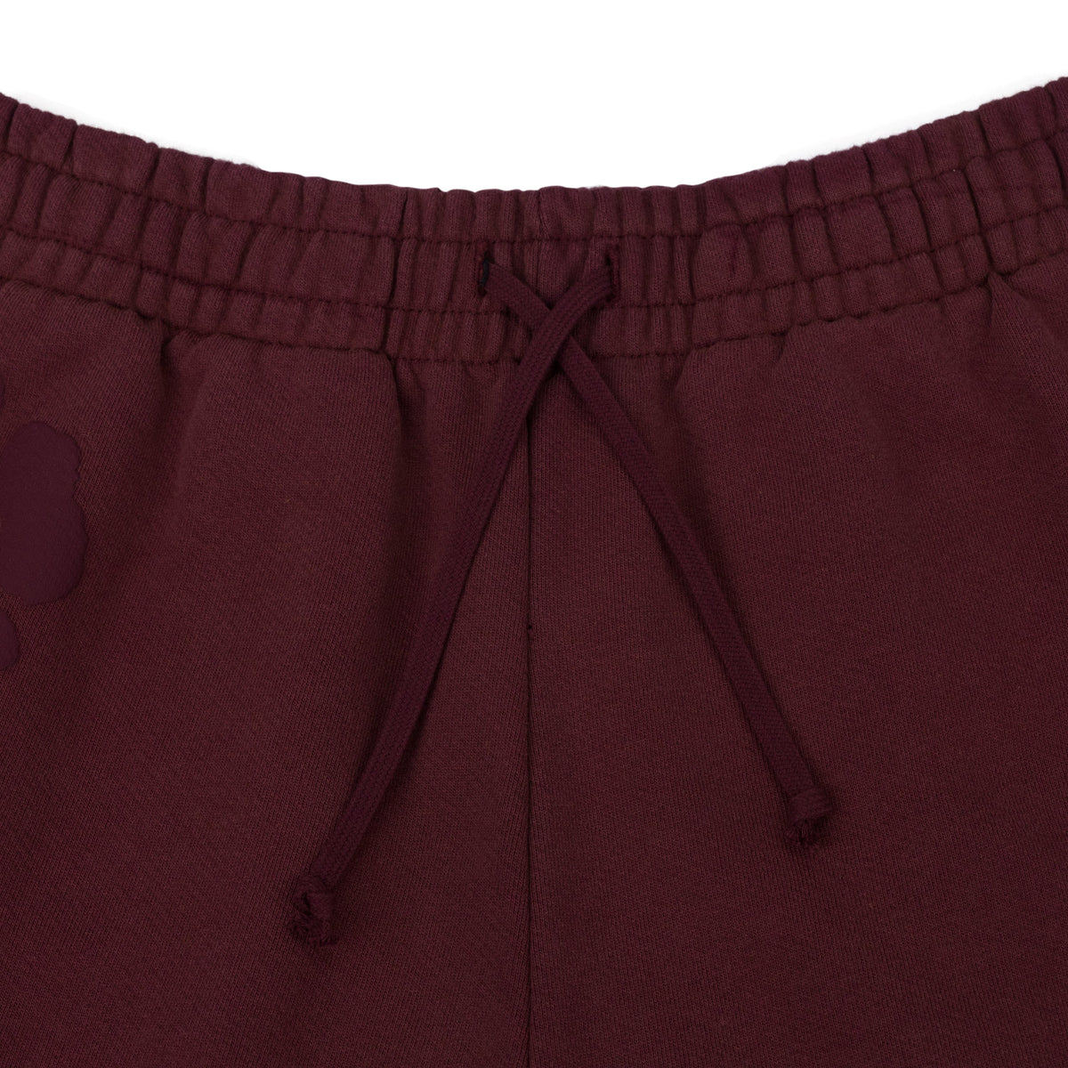 Maroon Mono Wreath Sweatpants 'Beet Root'