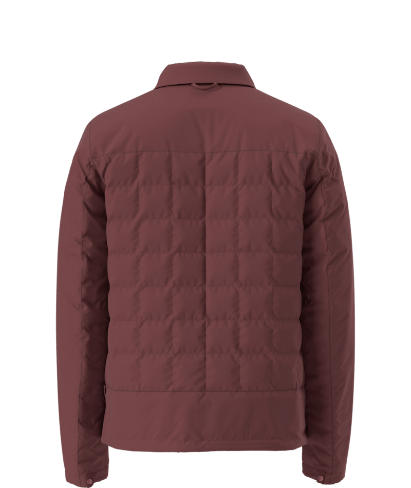 The North Face Burgundy Hooded Waterproof Shell Jacket