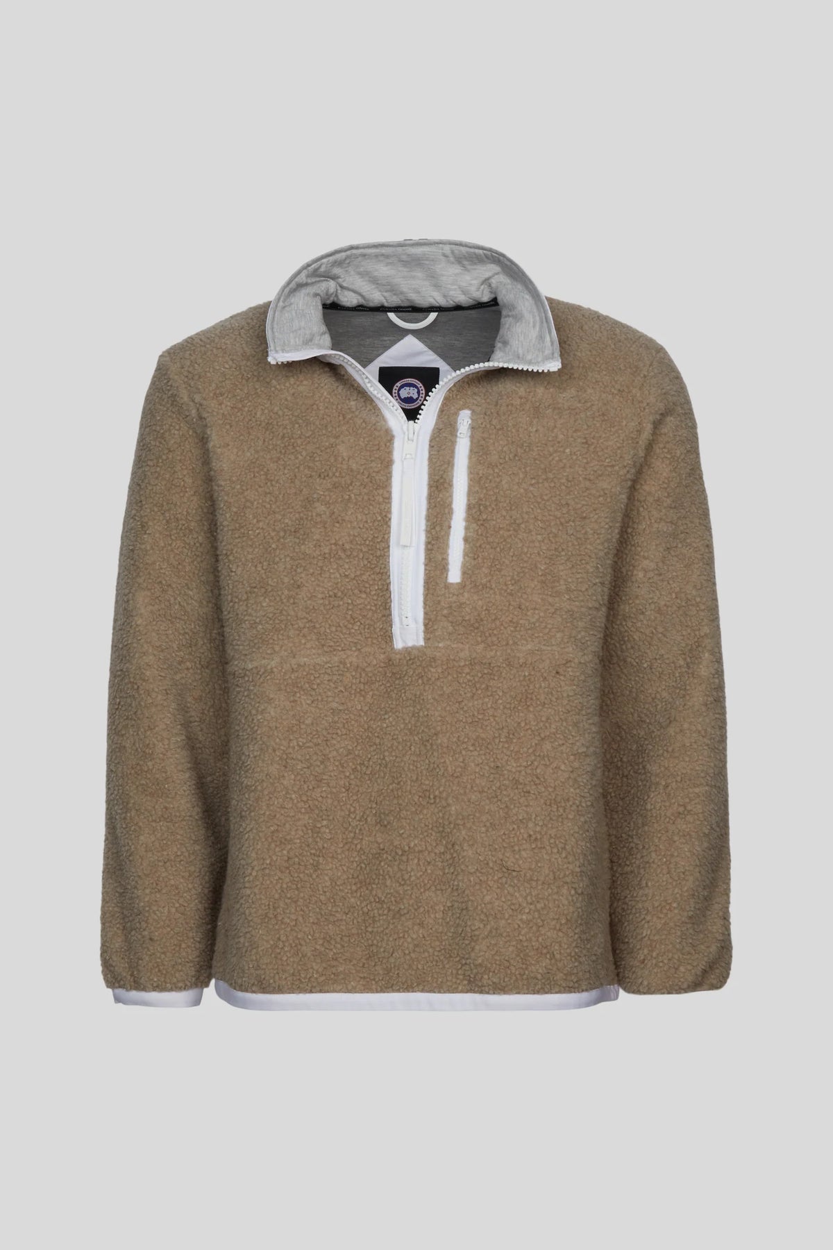 Canada Goose Tan Half-Zip Fleece Pullover