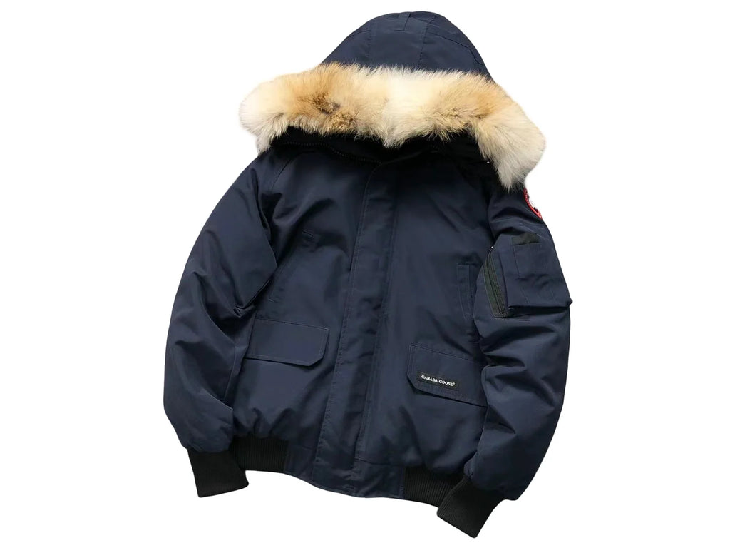 Canada Goose Navy Chilliwack Down Bomber Jacket