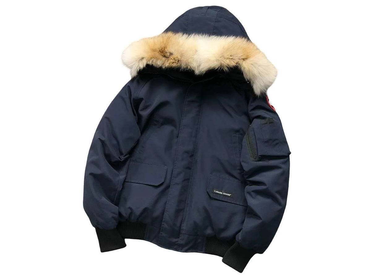Canada Goose Navy Chilliwack Down Bomber Jacket