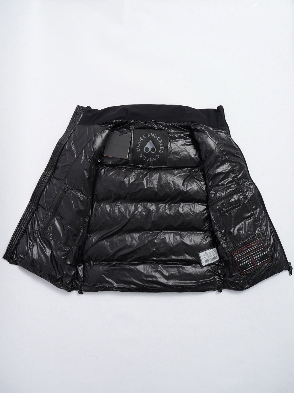 Moose Knuckles Black Stelton Puffer Vest